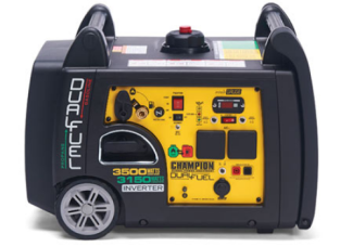 Champion 73001iDF 3400W LPG & Petrol Dual fuel silenced inverter generator with electric push button start