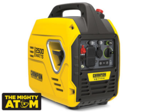 Champion 92001i - 2500 Watt Silenced Lightweight Inverter Petrol Generator - The Mighty Atom! 